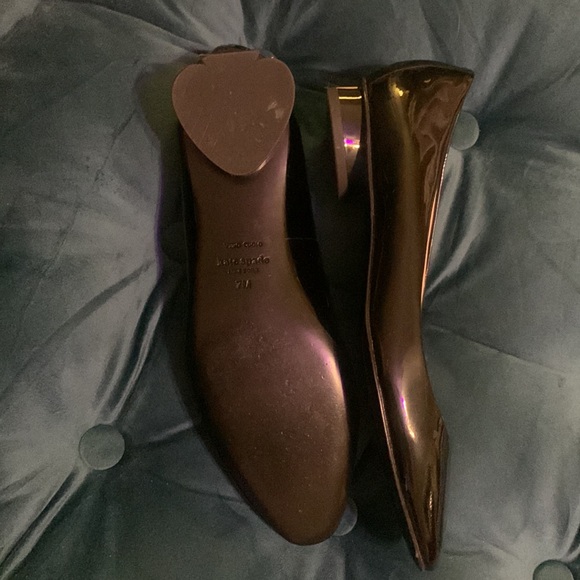 Kate Spade Patent Leather Flats- 7 - Picture 3 of 4